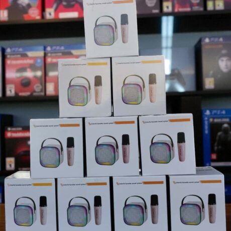 Parlante con Micrófono Portátil